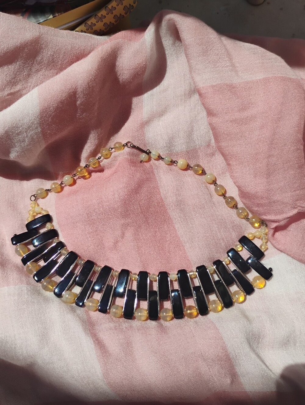 West Germany Art Deco Style Signed Necklace